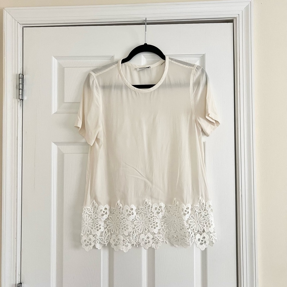 Equipment Ivory Silk Shirt
